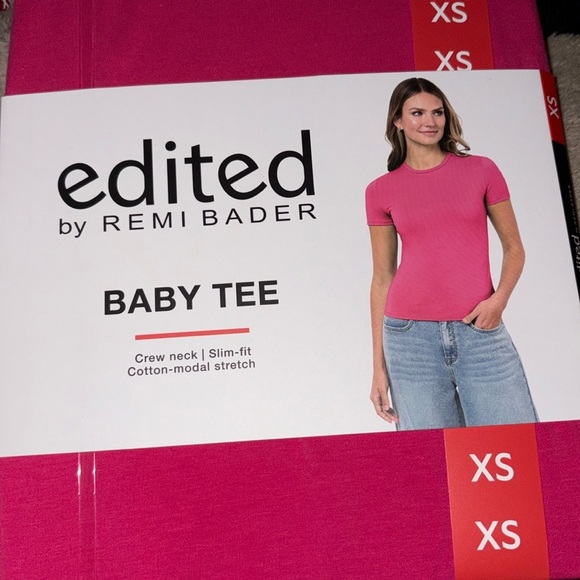 Edited by Remi Bader Black Baby Tee - Picture 5 of 6